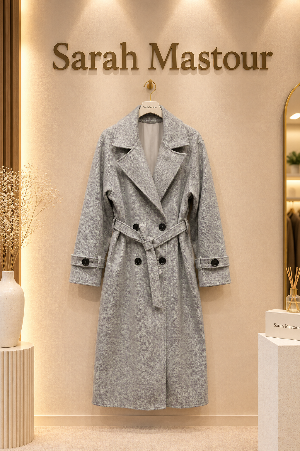 Manteau Trench avec bouton