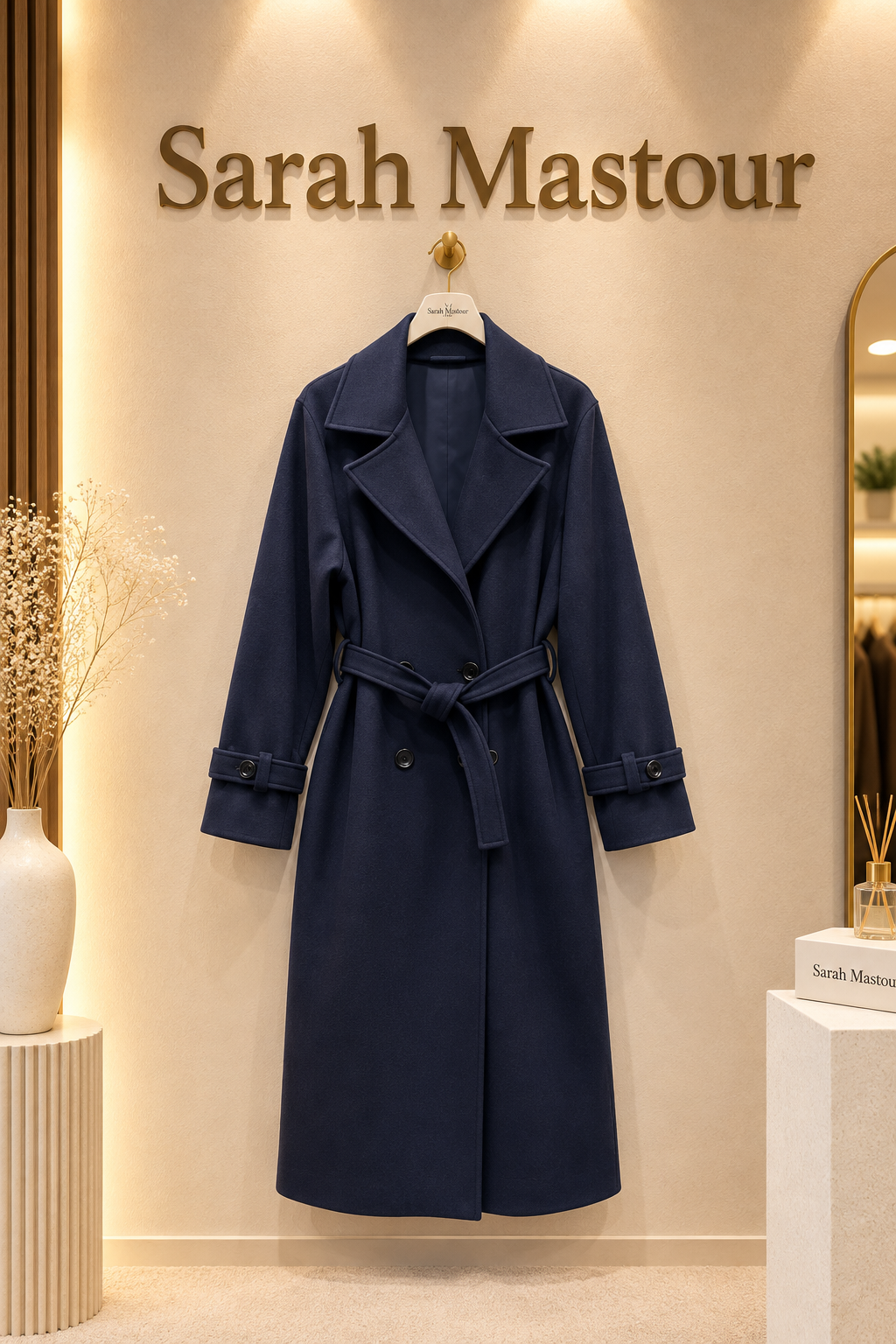 Manteau Trench avec bouton