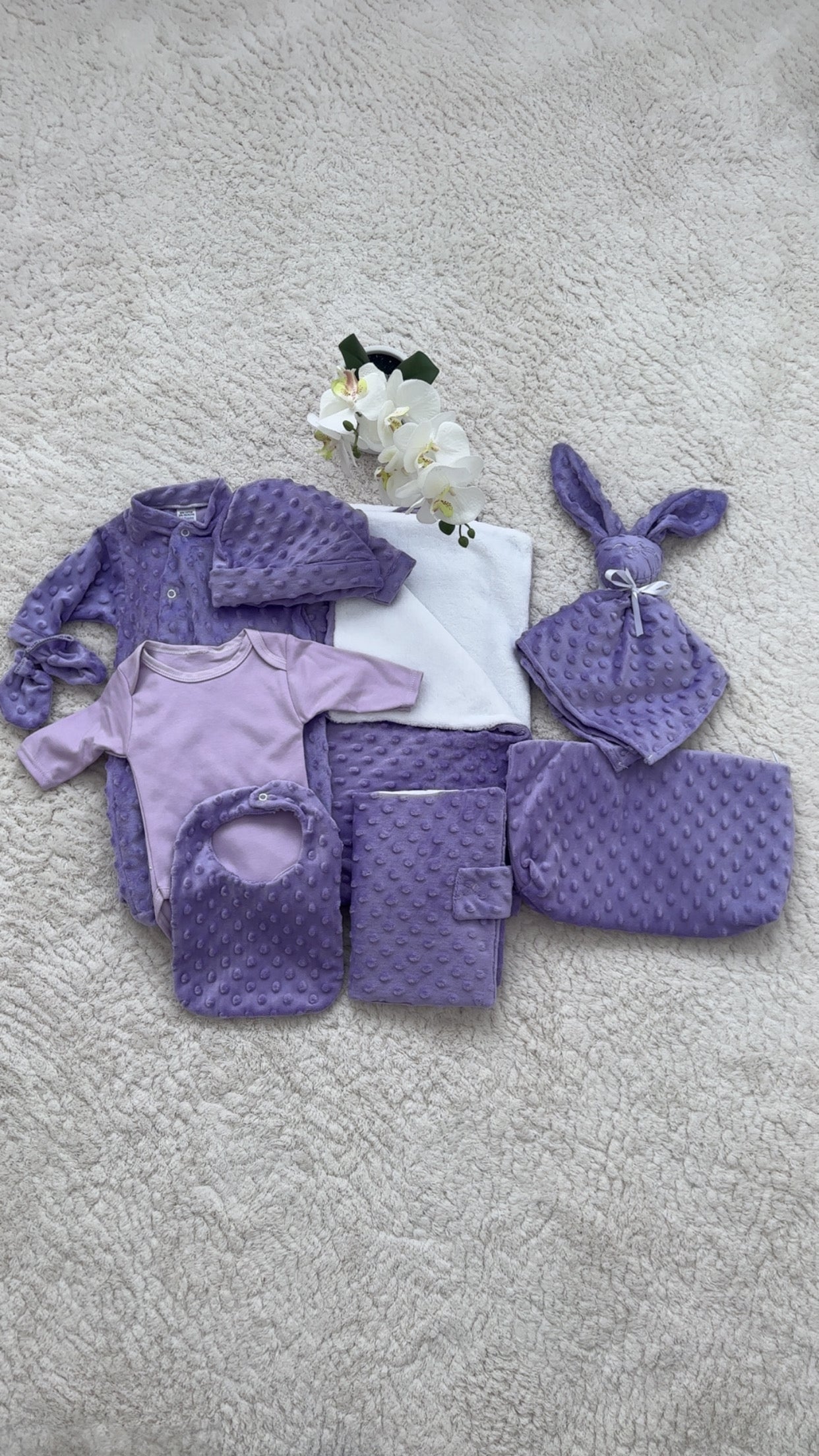 Coffret naissance – Écru Élégance, 0-3 mois