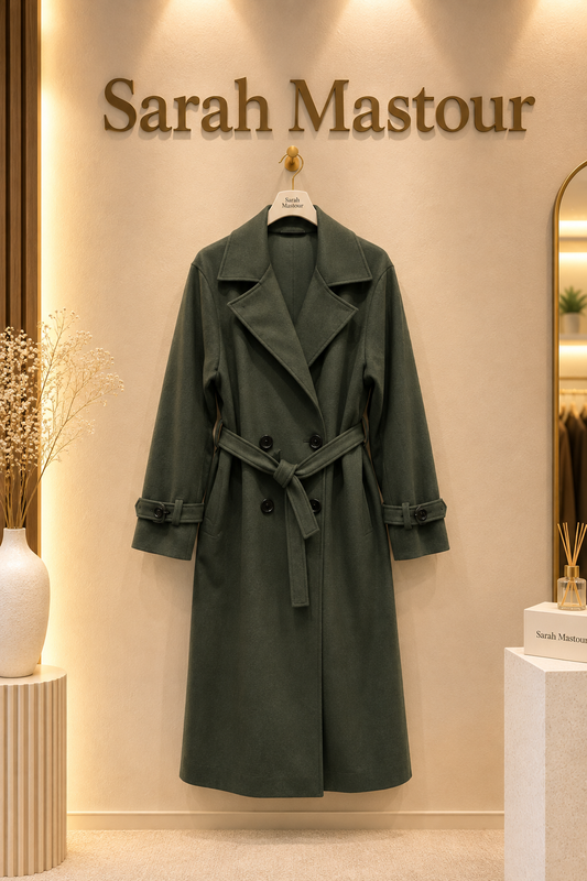 Manteau Trench avec bouton