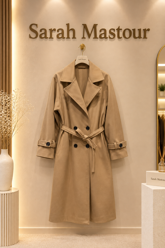 Manteau Trench avec bouton