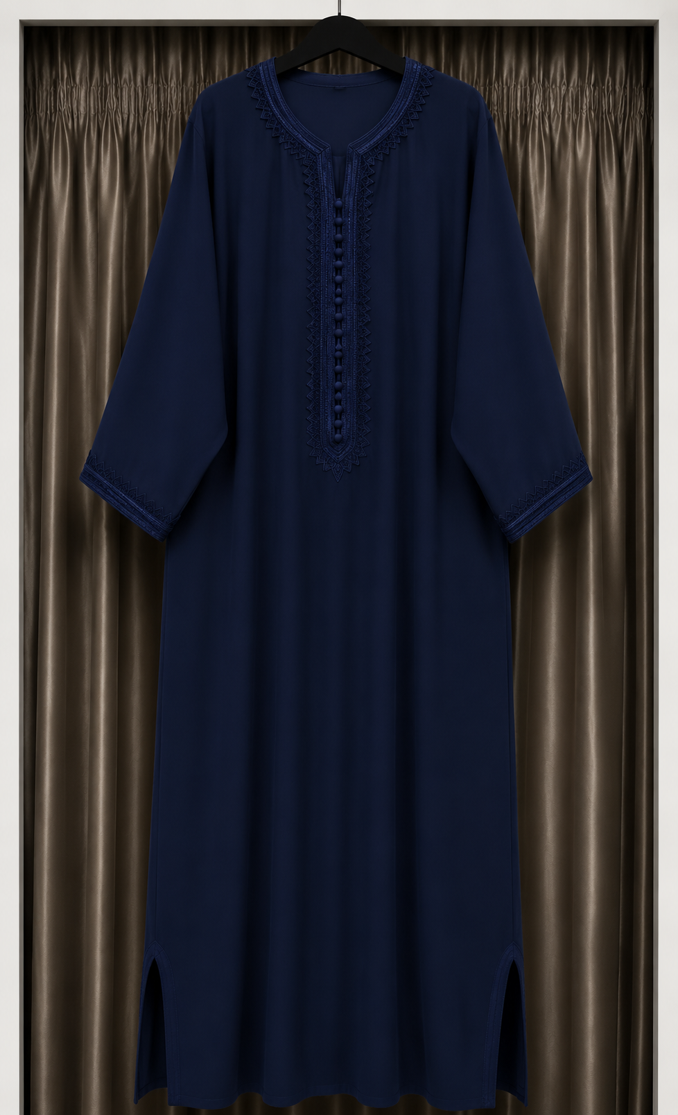 Abaya bleu nuit