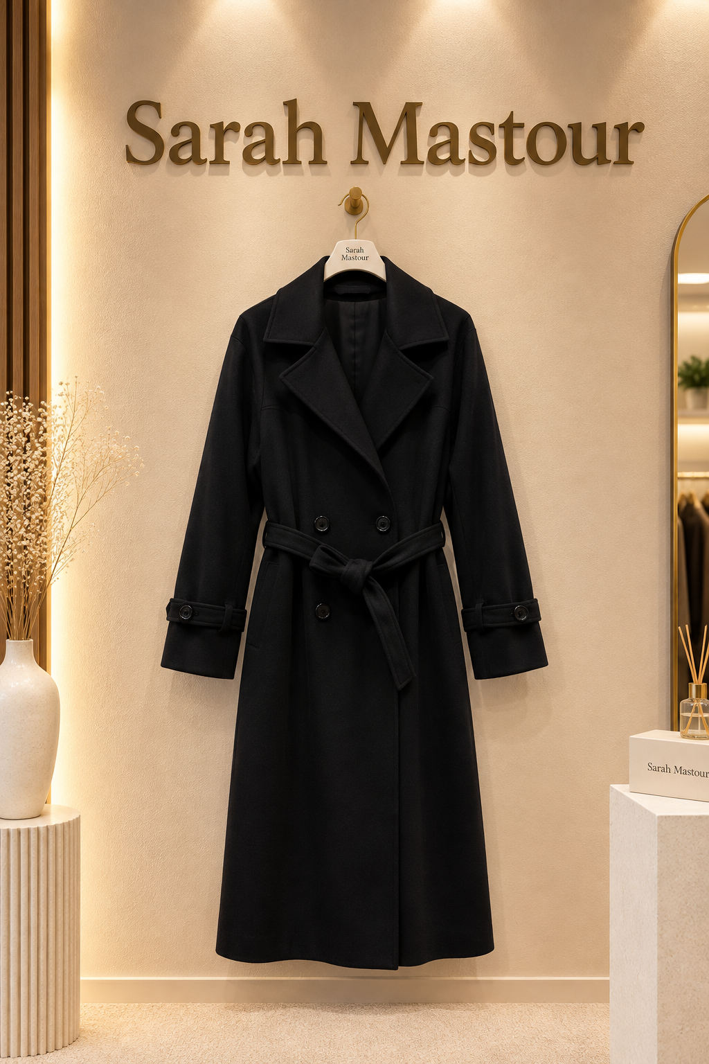 Manteau Trench avec bouton