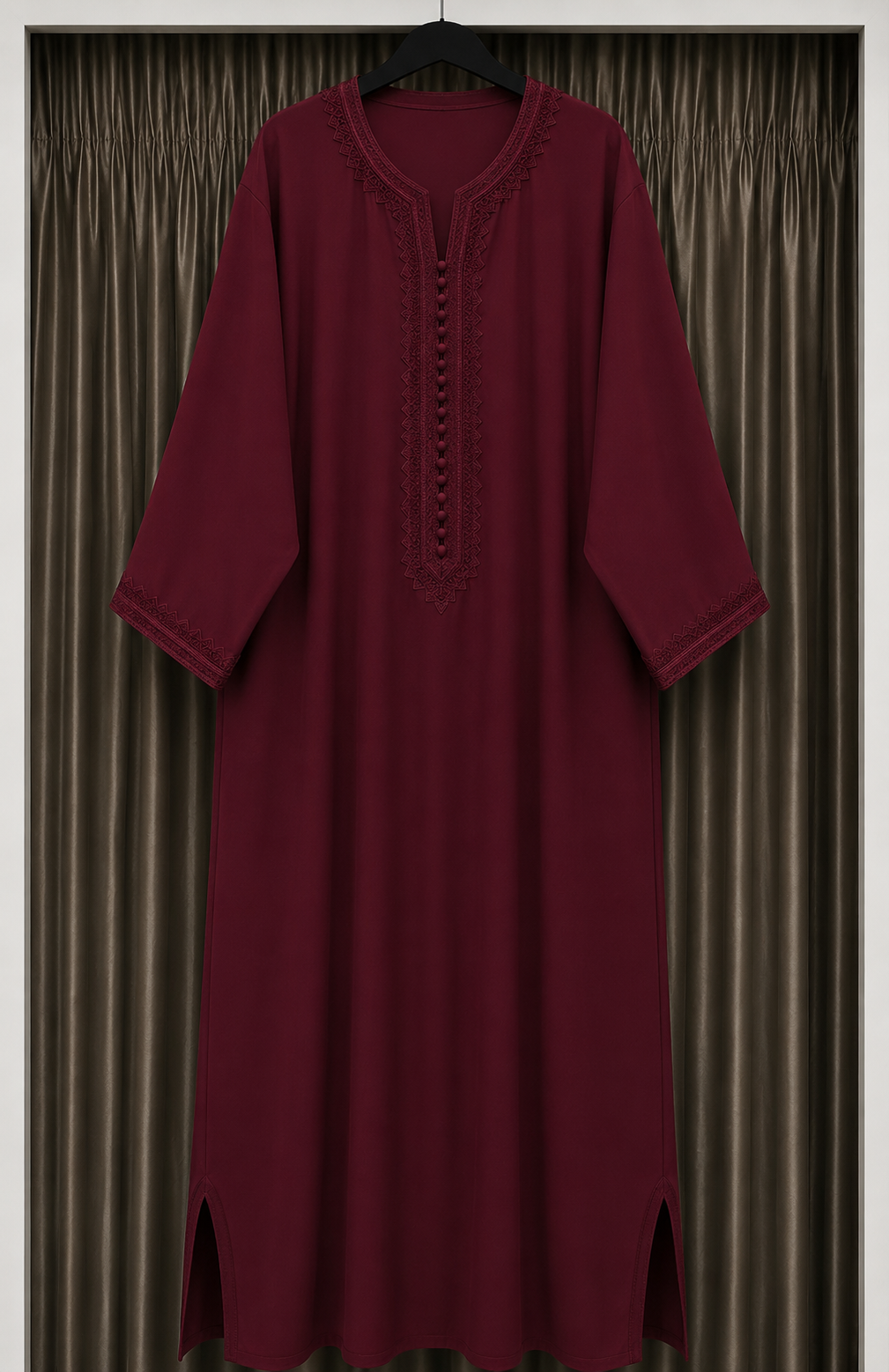 Abaya bordeaux