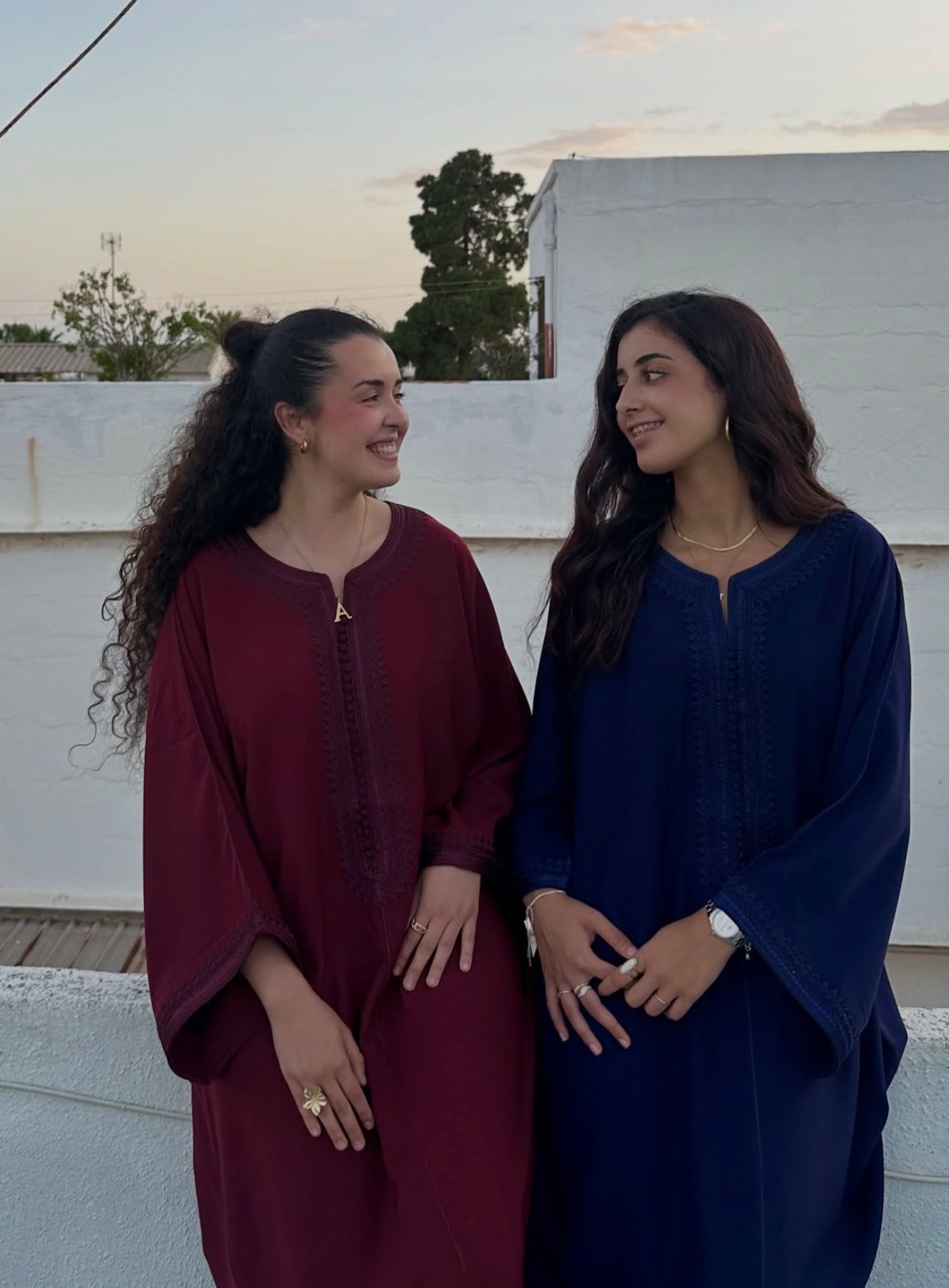 Abaya bordeaux