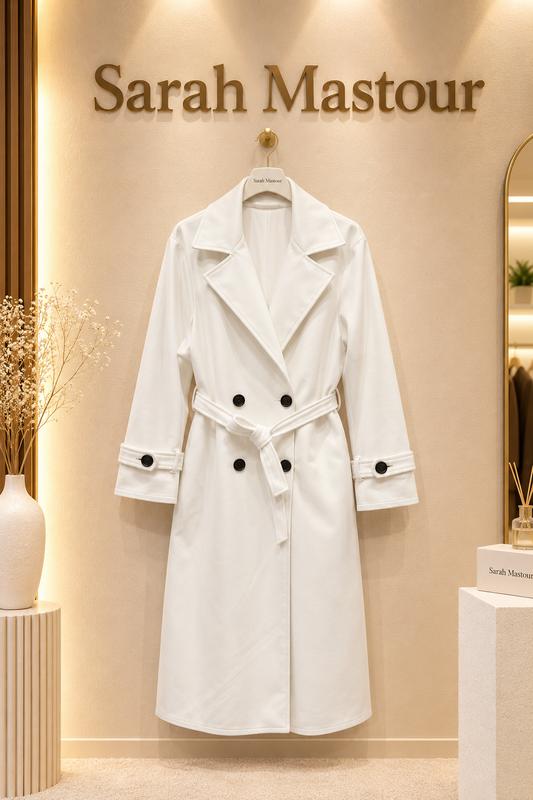 Manteau Trench avec bouton