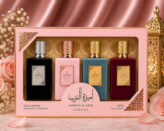 🌸Coffret Ameerat Al Arab x4 🌸
